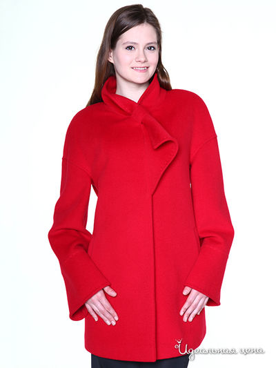 Полупальто Pompa, цвет цвет красный