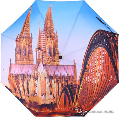 Зонт Flioraj, цвет цвет голубой / рыжий