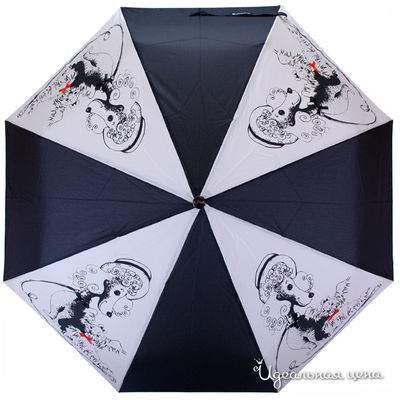 Зонт Flioraj, цвет цвет черный / белый