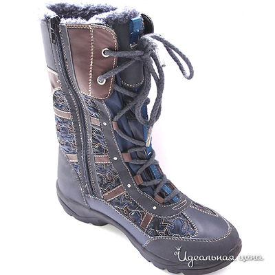 Сапоги IGLU, цвет цвет темно-серый / синий