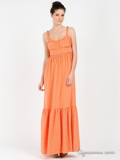 Сарафан Maria Rybalchenko, цвет цвет апельсиновый / брусничный