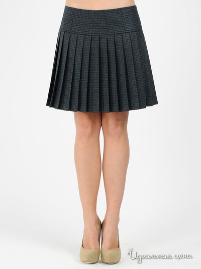 Юбка Maria Rybalchenko, цвет цвет синий / принт клетка