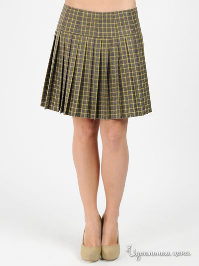 Юбка Maria Rybalchenko, цвет цвет коричневый / желтый