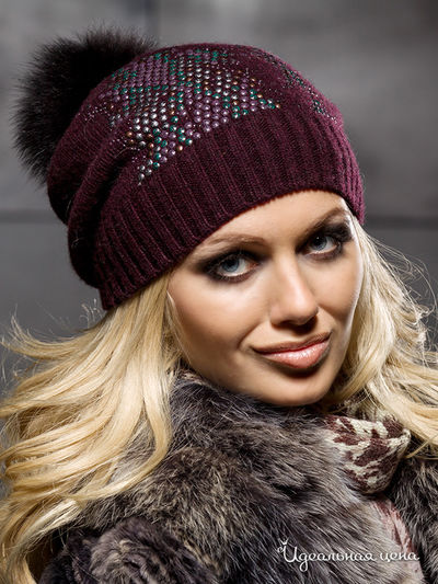 Шапка Effre, цвет цвет темно-бордовый