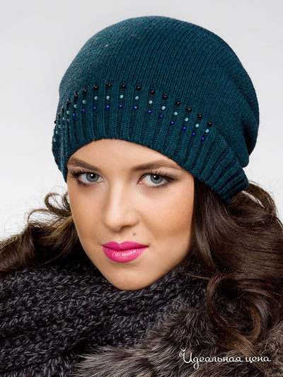 Шапка Effre, цвет цвет изумрудный