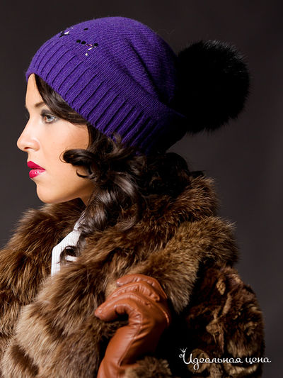 Шапка Effre, цвет цвет темно-фиолетовый