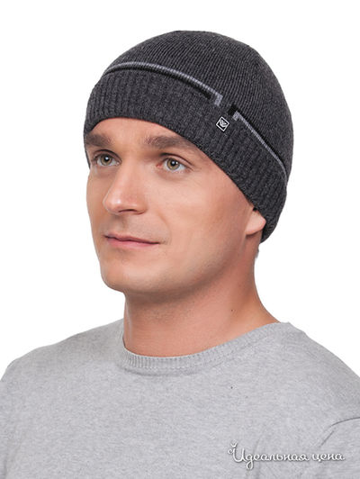 Шапка Maxval, цвет цвет темно-серый