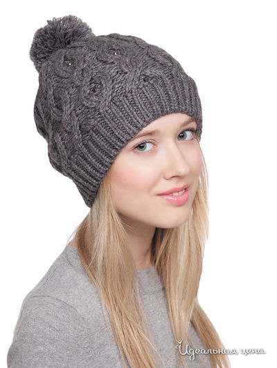 Шапка Maxval, цвет цвет темно-серый
