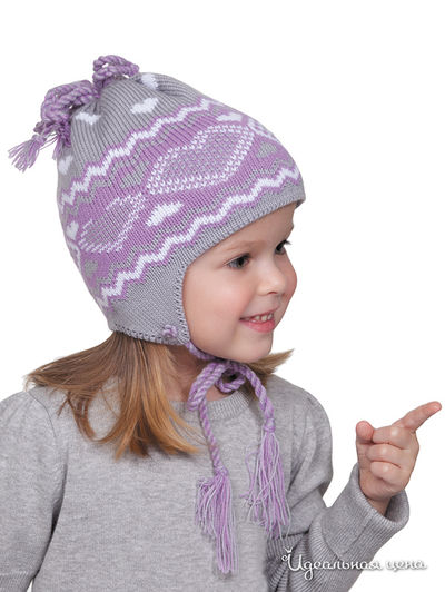 Шапка Maxval, цвет цвет светло-серый