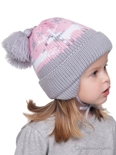 Шапка Maxval, цвет цвет светло-серый