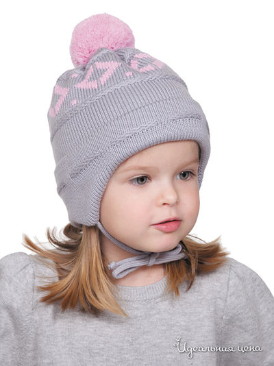 Шапка Maxval, цвет цвет светло-серый