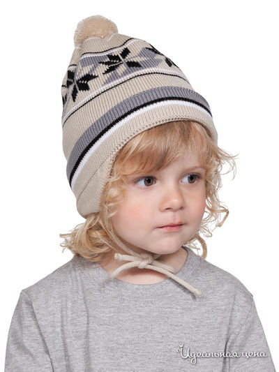 Шапка Maxval, цвет цвет бежевый