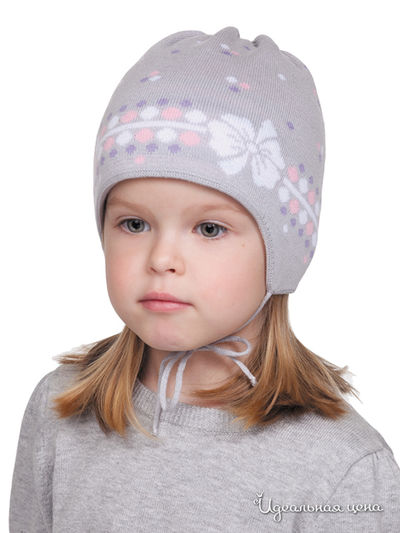 Шапка Maxval, цвет цвет светло-серый