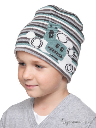 Шапка Maxval, цвет цвет светло-серый