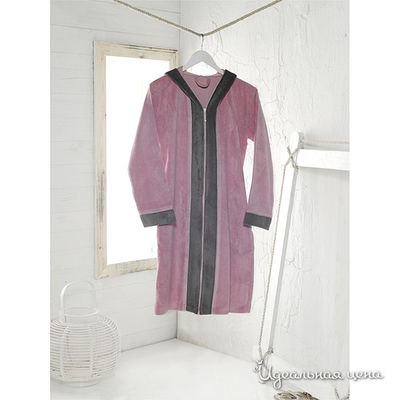 Халат Issimo, цвет цвет розовый / коричневый