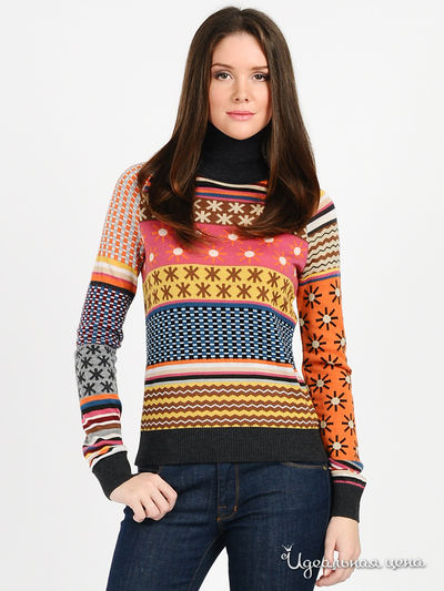 Водолазка Love Moschino, цвет цвет мультиколор