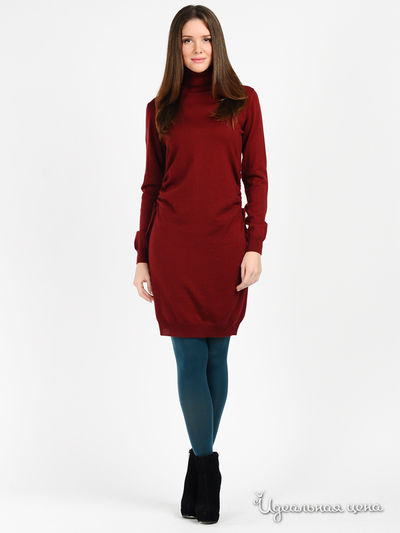 Платье Love Moschino, цвет цвет бордовый