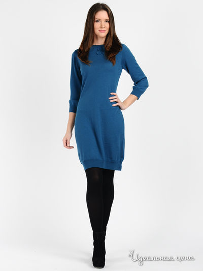 Платье Love Moschino, цвет цвет голубой