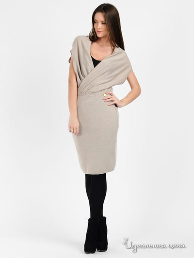 Платье Love Moschino, цвет цвет бежевый