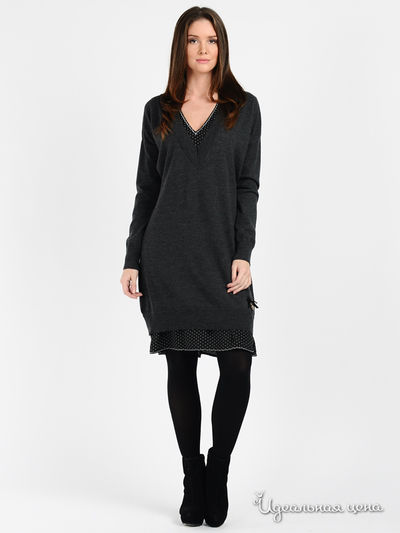 Платье Love Moschino, цвет цвет графитовый