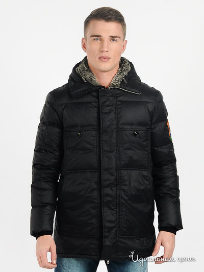 Пуховик Love Moschino, цвет цвет черный