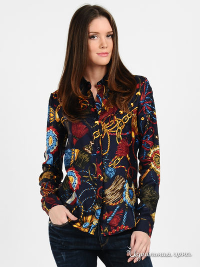 Рубашка Love Moschino, цвет цвет мультиколор