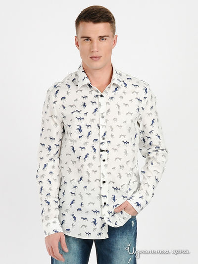 Рубашка Love Moschino, цвет цвет белый