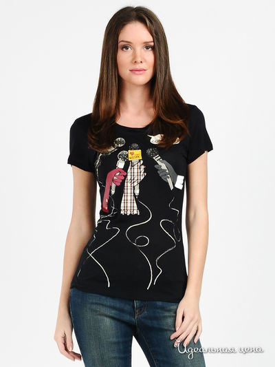 Футболка Love Moschino, цвет цвет черный