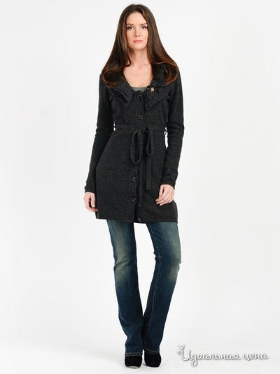 Кардиган Love Moschino, цвет цвет графитовый