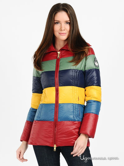 Пуховик Love Moschino, цвет цвет мультиколор