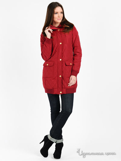 Куртка Love Moschino, цвет цвет вишневый