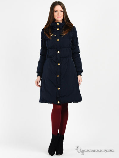 Пальто Love Moschino, цвет цвет темно-синий