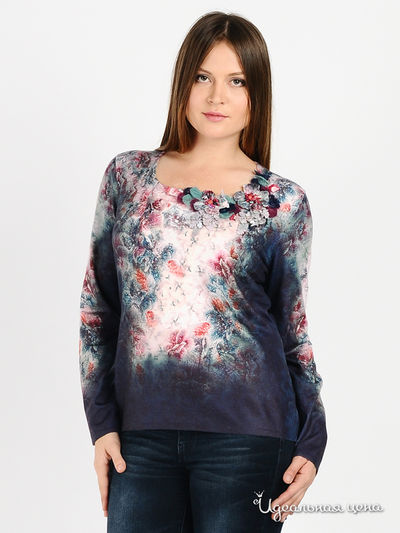 Джемпер Philippe Carat, цвет цвет мультиколор