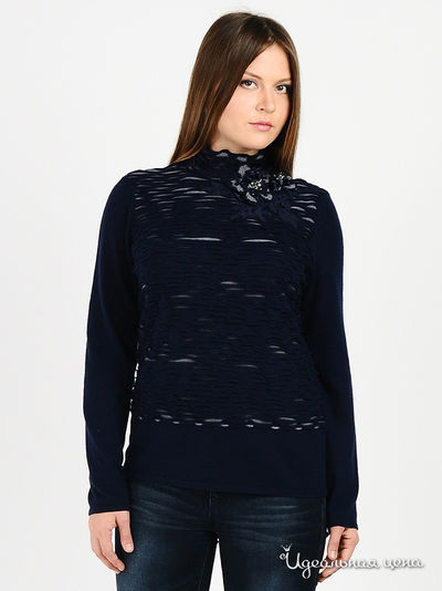 Свитер Philippe Carat, цвет цвет темно-синий / серый