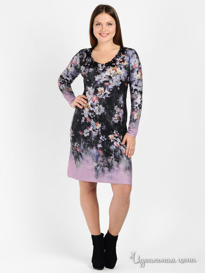 Платье Philippe Carat, цвет цвет мультиколор