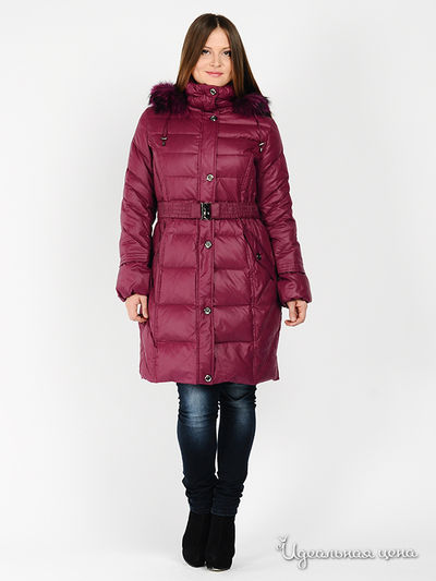 Пуховик B.Y.LORIC"S, цвет цвет сиреневый