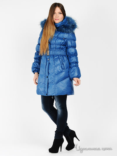 Пуховик B.Y.LORIC"S, цвет цвет ярко-синий