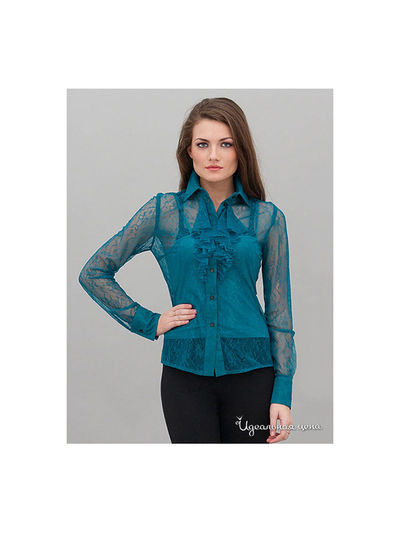 Блуза Levall, цвет цвет морской волны