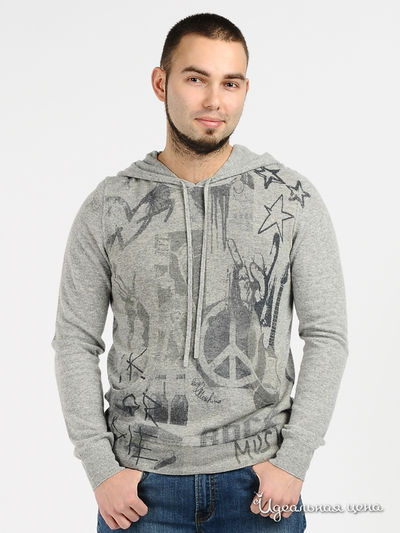 Свитшот Love Moschino, цвет цвет серый