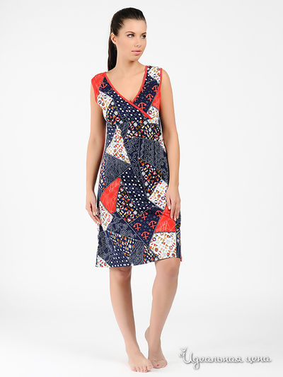 Сарафан Gamma, цвет цвет синий / красный