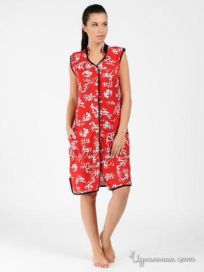 Халат Gamma, цвет цвет красный