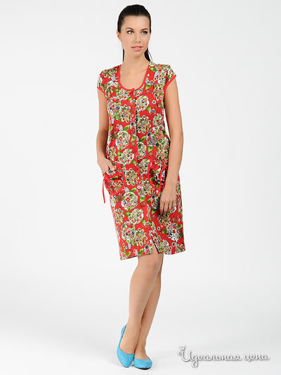 Халат Gamma, цвет цвет красный