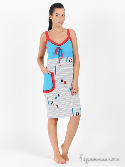Сарафан Gamma, цвет цвет голубой