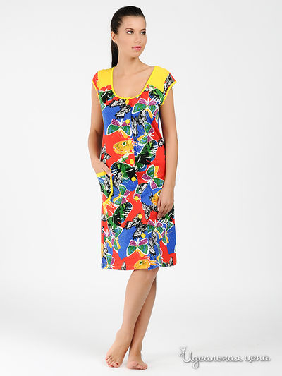 Халат Gamma, цвет цвет мультиколор