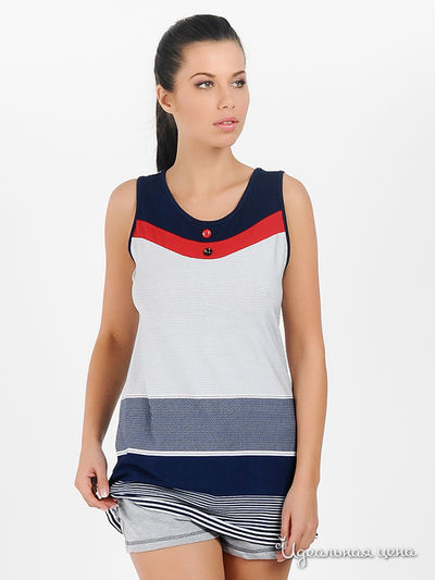 Майка Gamma, цвет цвет красный / синий