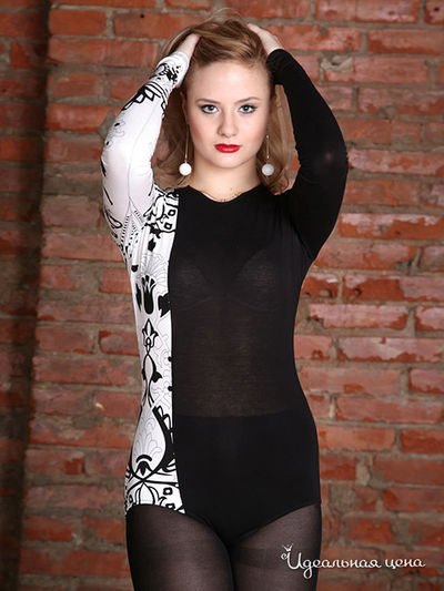 Боди AltraNatura, цвет цвет черный / белый