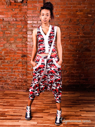 Брюки AltraNatura, цвет цвет красный / черный