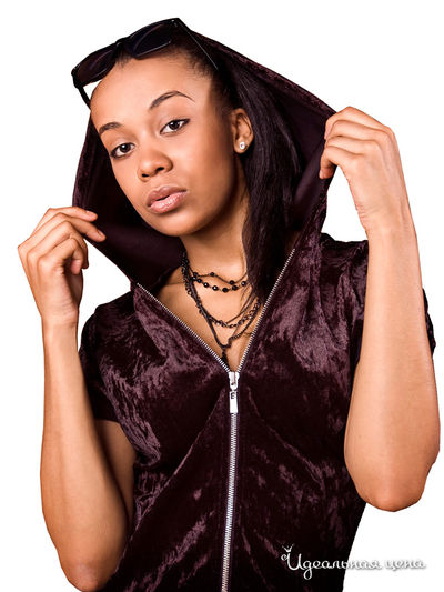 Платье AltraNatura, цвет цвет черный / велюр