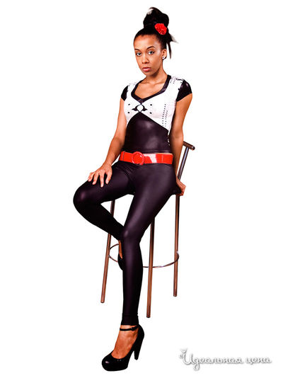 Топ AltraNatura, цвет цвет черный / белый