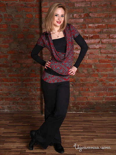 Топ AltraNatura, цвет цвет красный серый